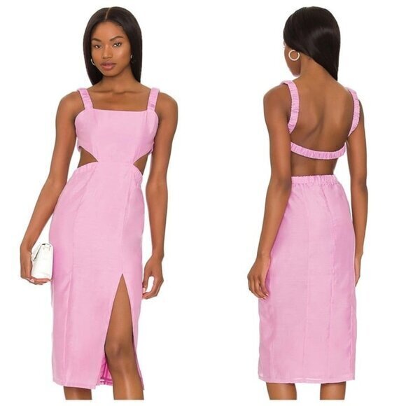 Lovers and Friends Bosworth Midi Dress - Lilac Purple